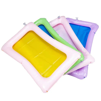 Indoor Inflatable Sand And Slime Play Tray For Kids 5