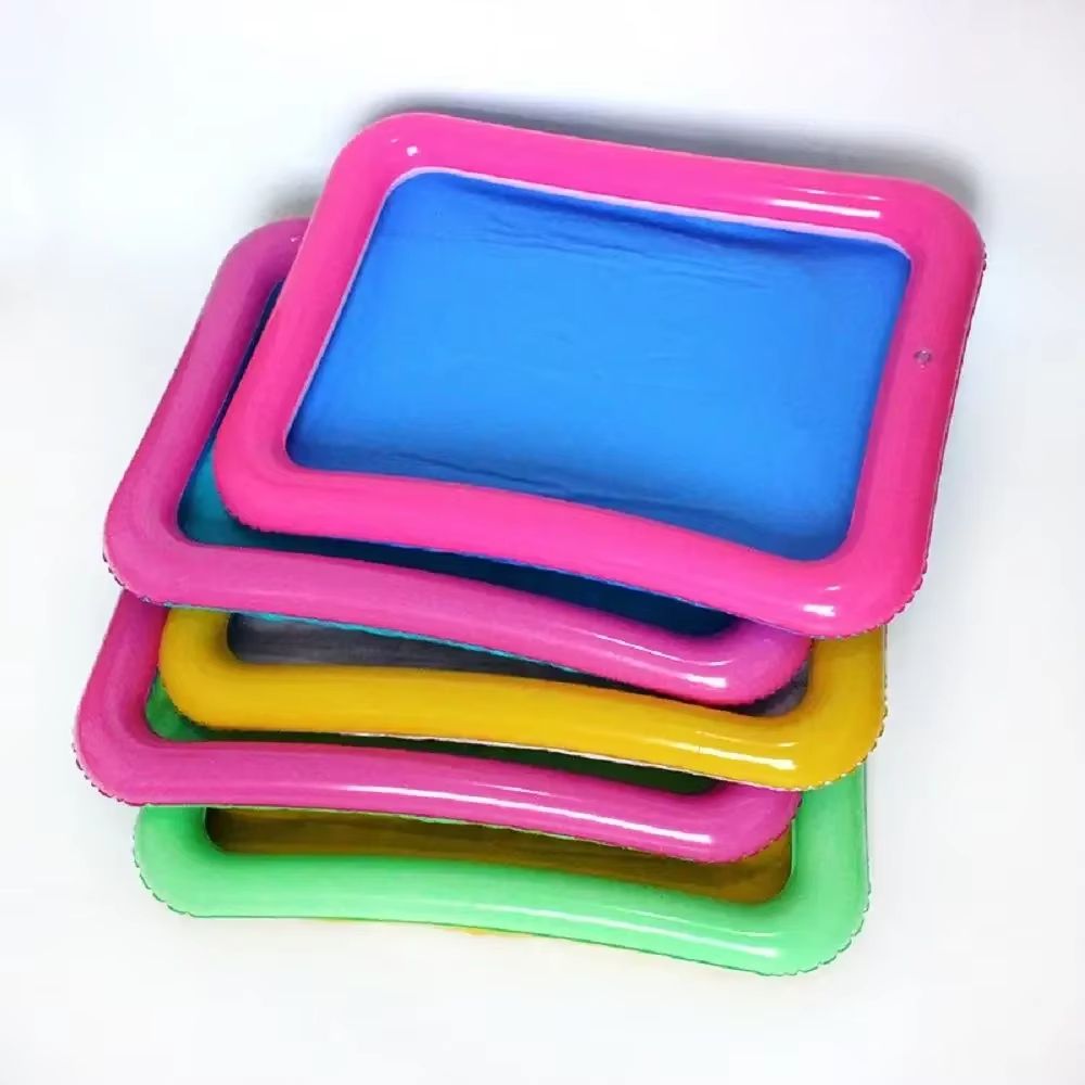 Indoor Inflatable Sand And Slime Play Tray For Kids 6