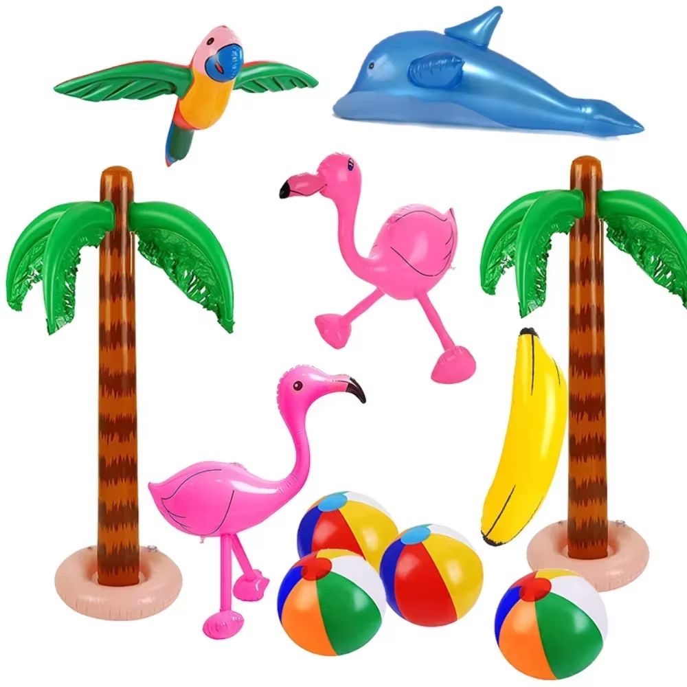 Inflatable Flamingo Pool Float Toy For Kids 5