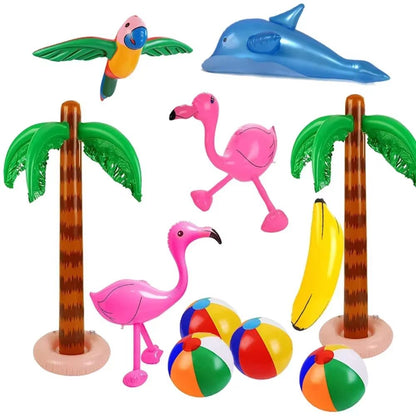 Inflatable Flamingo Pool Float Toy For Kids 5