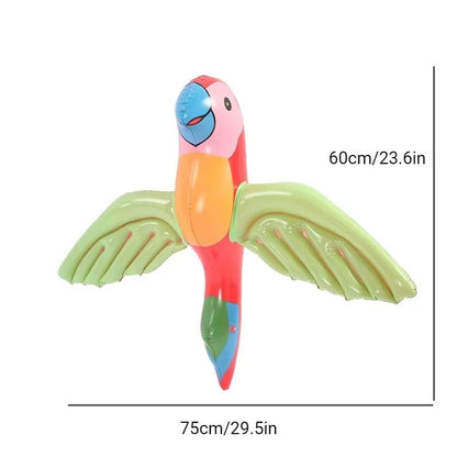 Inflatable Flamingo Pool Float Toy For Kids 7