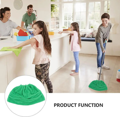 Multifunctional Coral Fleece Broom Cloth Cover Reusable Mop Pad 1