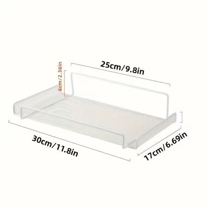 Compact WallMounted Router Shelf  SpaceSaving NoDrill Organizer For Routers TV Boxes  Small Items 5