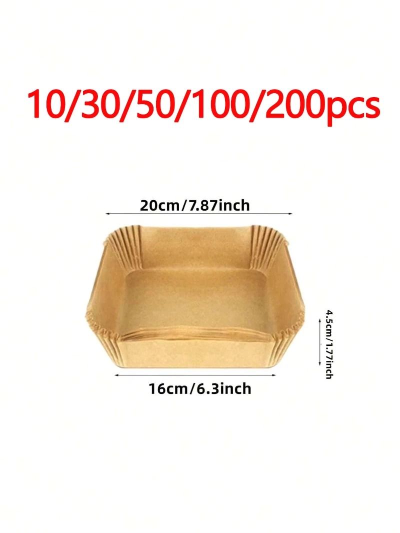 Square Air Fryer Disposable Paper Liners 5