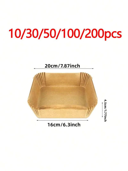 Square Air Fryer Disposable Paper Liners 5