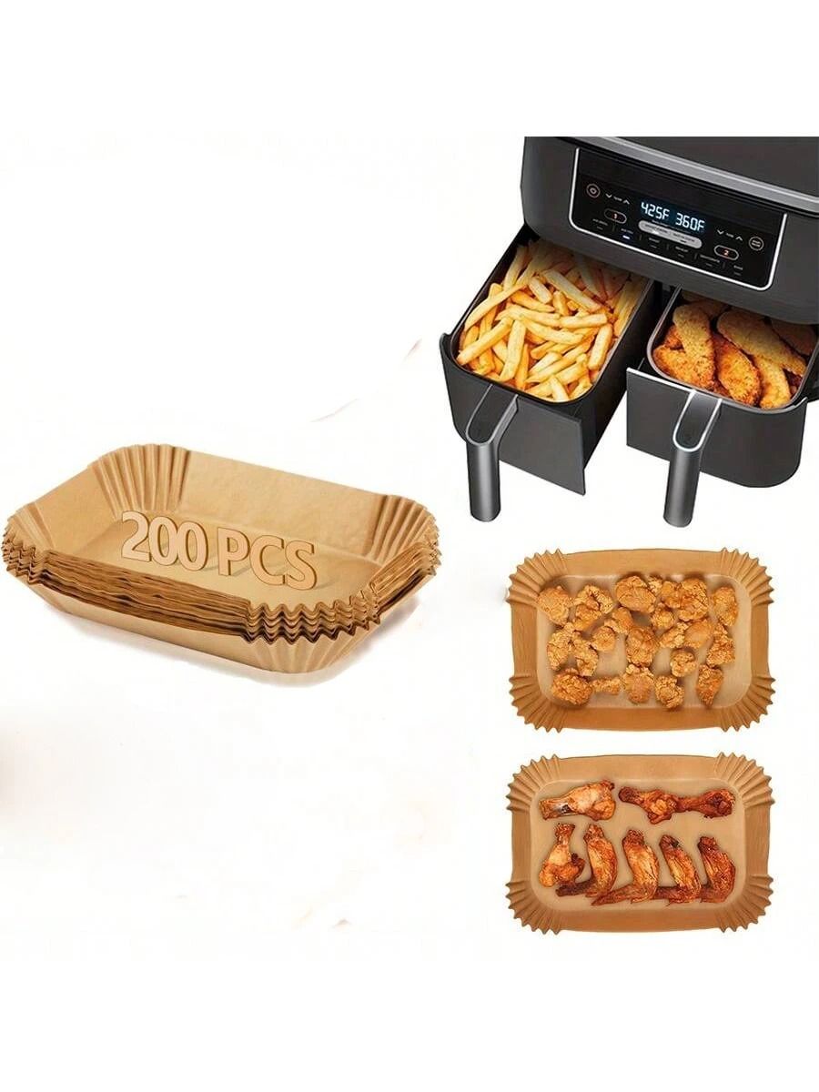 Square Air Fryer Disposable Paper Liners 9