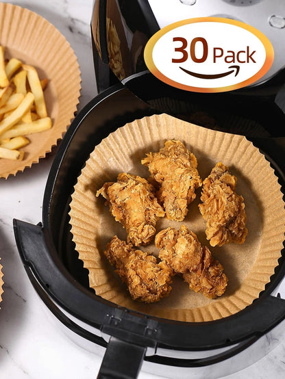 Square Air Fryer Disposable Paper Liners 20