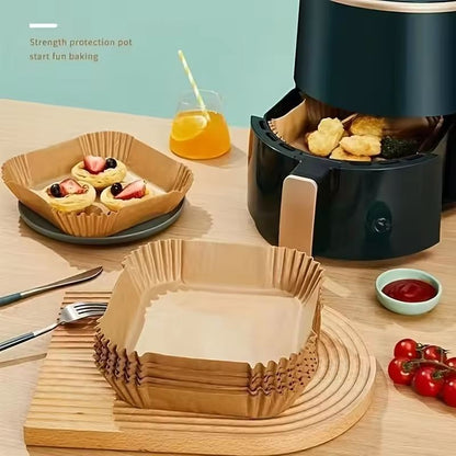 Square Air Fryer Disposable Paper Liners