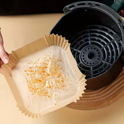 Square Air Fryer Disposable Paper Liners 3