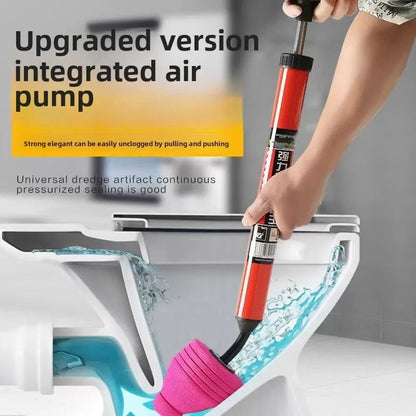 High Pressure Toilet Plunger Silicone Pipe Unblocker for Fast Household Sewer Dredging
