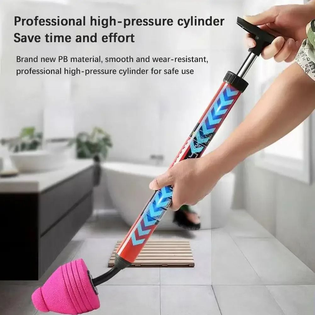 High Pressure Toilet Plunger Silicone Pipe Unblocker For Fast Household Sewer Dredging 1