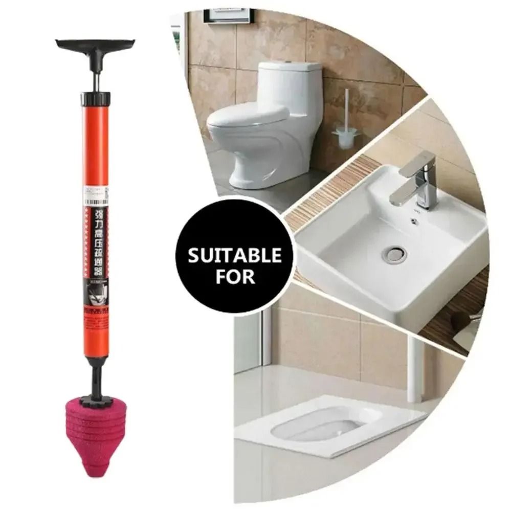 High Pressure Toilet Plunger Silicone Pipe Unblocker For Fast Household Sewer Dredging 5