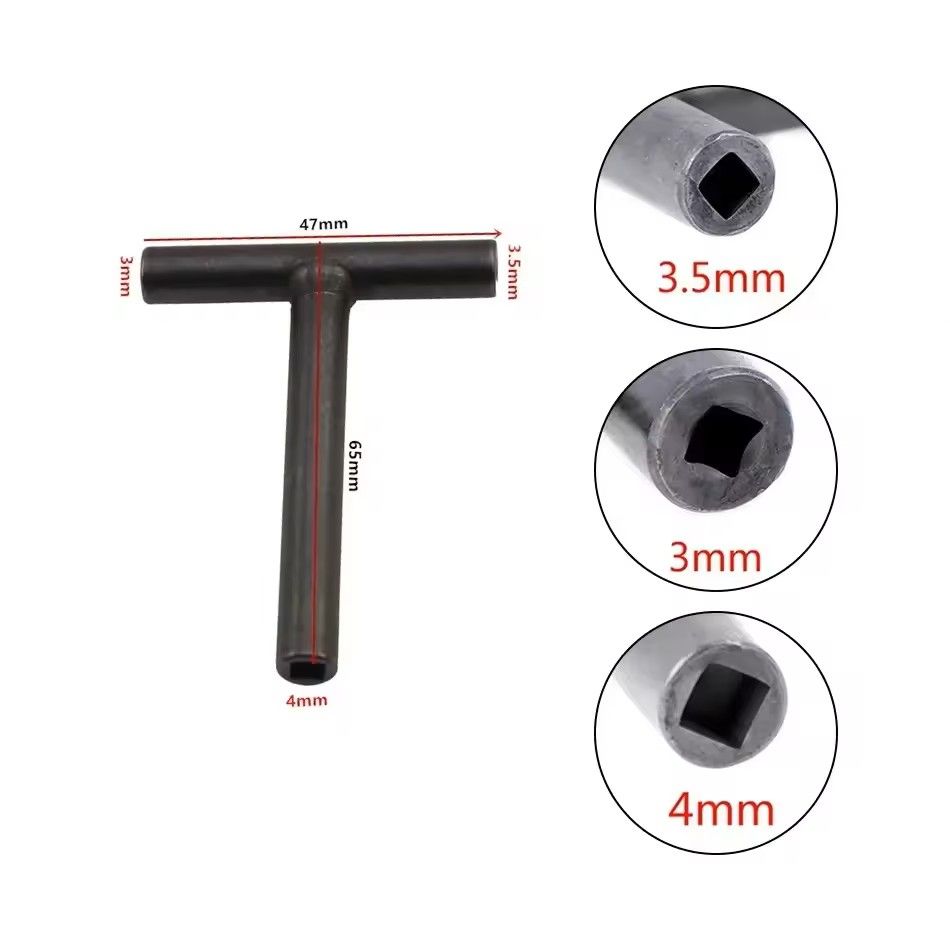 TType Valve Clearance Adjustment Wrench  Precision Square  Hex Spanner For Motorcycle Engines 3mm   3