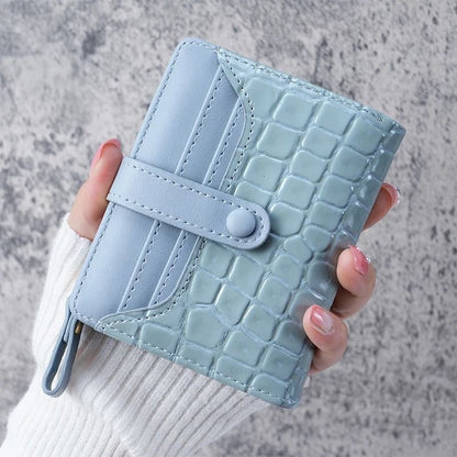 Mini Crocodile Print Clutch Wallet 6
