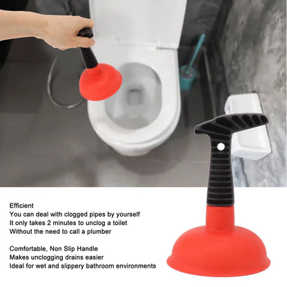 Bathroom Cup Plunger Powerful Slip Proof Handle Small Drain Plunger For Toilet And Sink 3