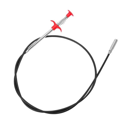 Hand Pinch Cleaning Sewer Pipe Plunger Four Claw Telescopic Drain Opener 1