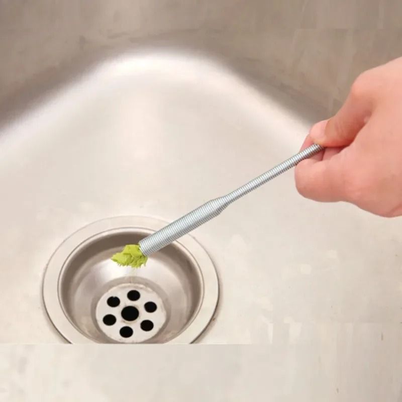 Hand Pinch Cleaning Sewer Pipe Plunger Four Claw Telescopic Drain Opener 2