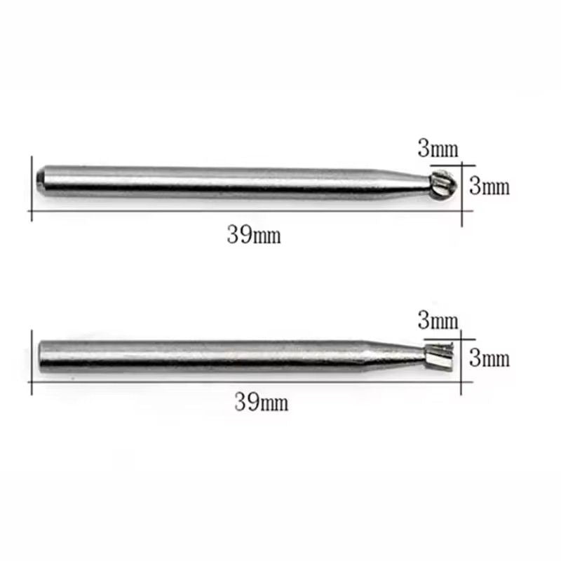 6Piece Rotary Mini Drill Bit Set  HSS Routing Grinding  Milling Cutters For Dremel Tools Wood  Meta