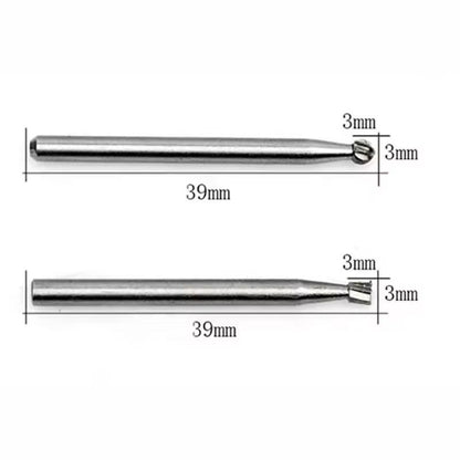 6Piece Rotary Mini Drill Bit Set  HSS Routing Grinding  Milling Cutters For Dremel Tools Wood  Meta