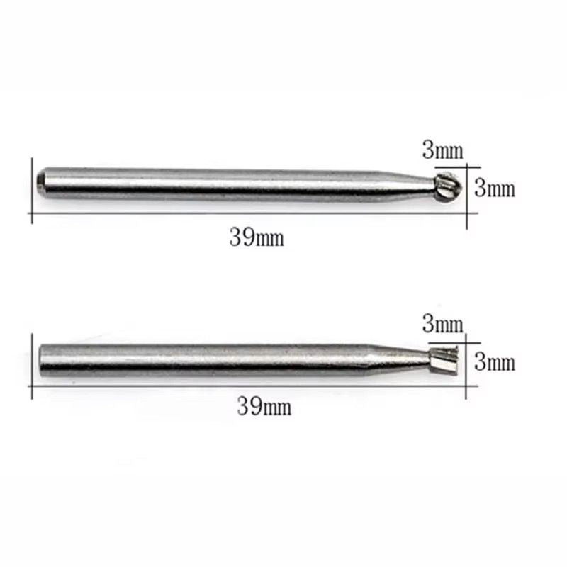 6Piece Rotary Mini Drill Bit Set  HSS Routing Grinding  Milling Cutters For Dremel Tools Wood  Meta