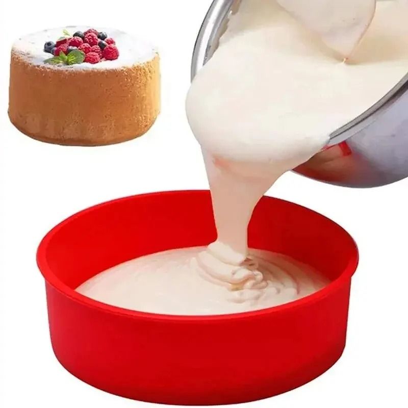 Round Silicone Cake Mold in Multiple Sizes