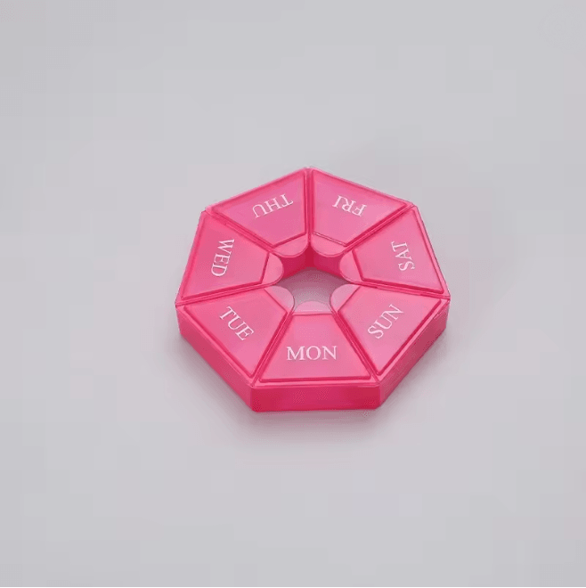 Mini Travel Pill Organizer Box 8