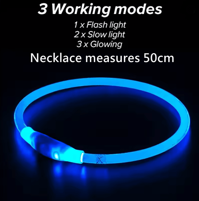 Led Usb Dog Safety Collar 3