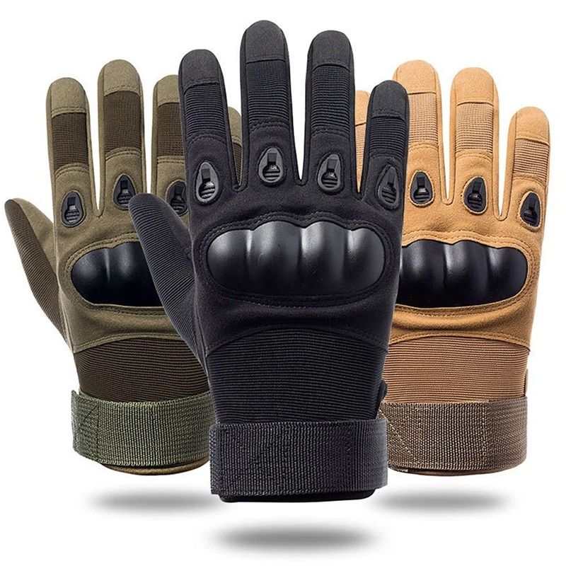 Outdoor Tactical Full Finger Hard Shell Gloves
