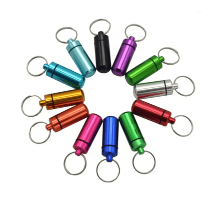 Mini Waterproof Aluminum Pill Box 1