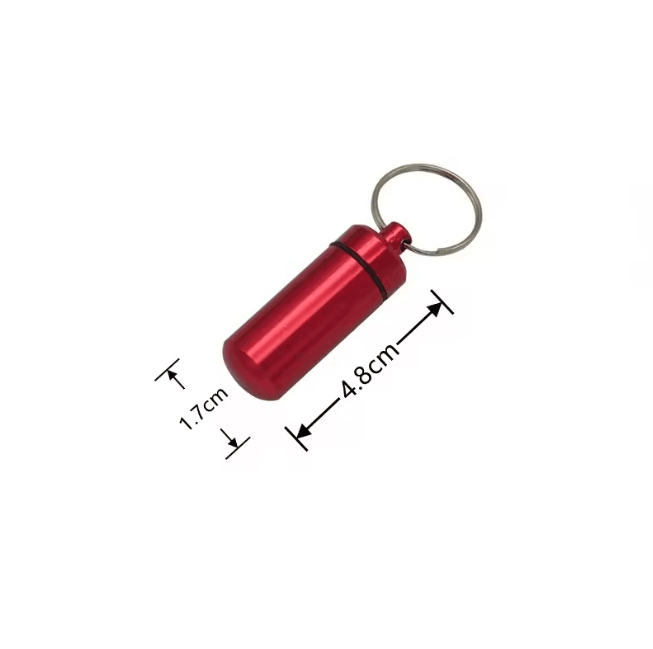 Mini Waterproof Aluminum Pill Box 3