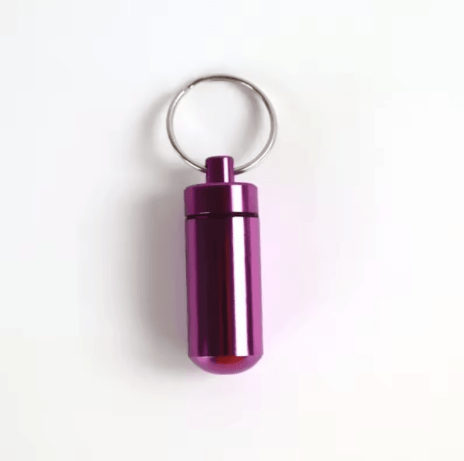 Mini Waterproof Aluminum Pill Box 9
