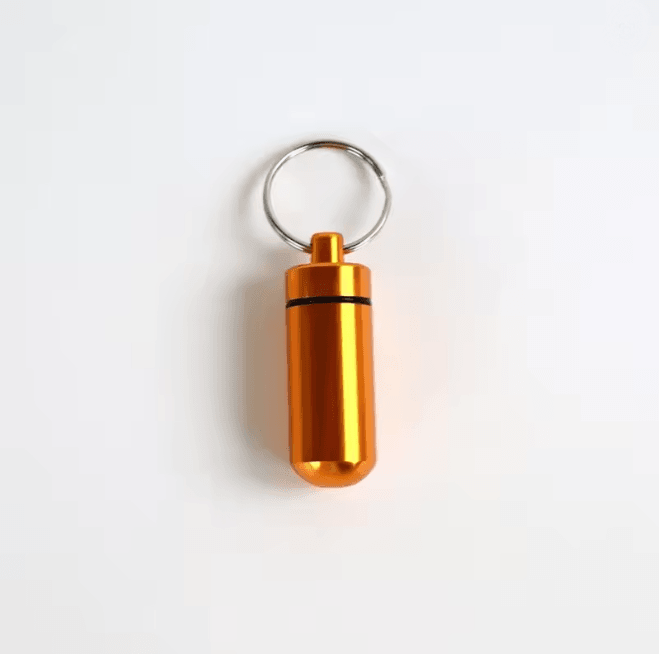 Mini Waterproof Aluminum Pill Box 8