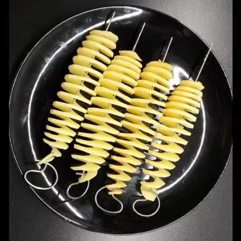 Whirlwind Potato Spiral Cutter  Potato Tower Maker  Vegetable Spiral Slicer  Creative Kitchen Gadge 11