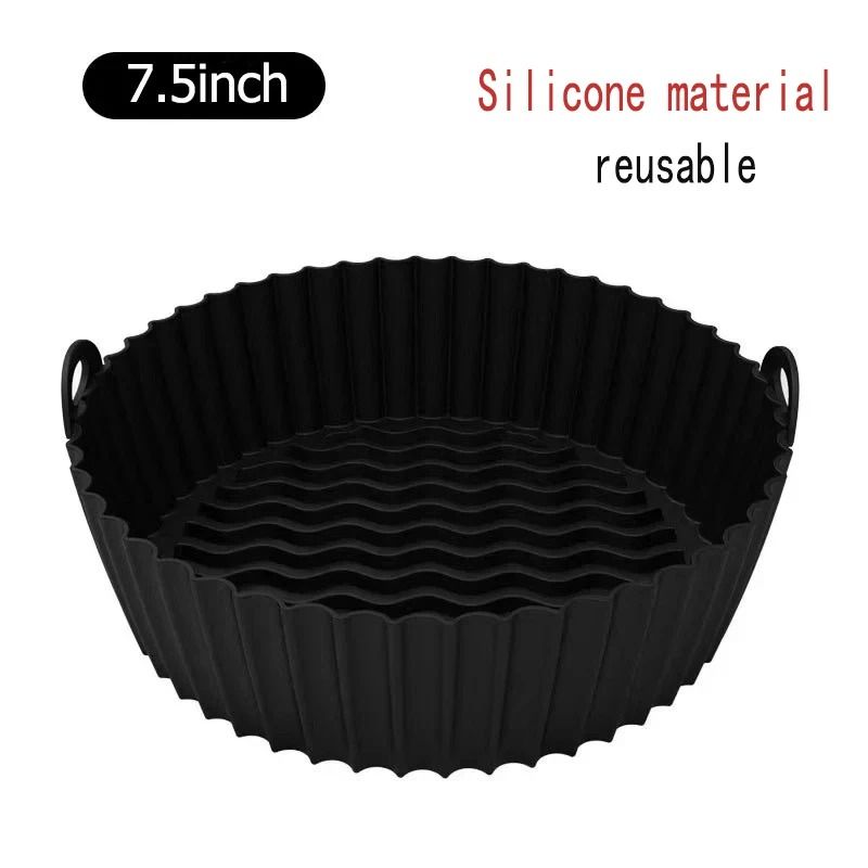 50 Piece Round Air Fryer Disposable Paper Liners 9
