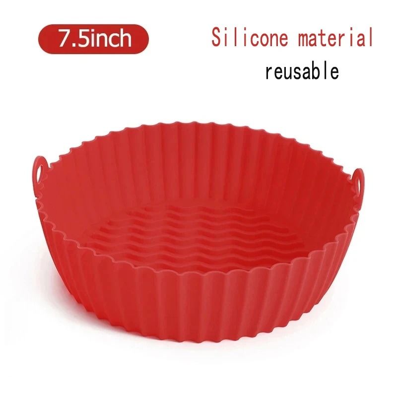 50 Piece Round Air Fryer Disposable Paper Liners 10