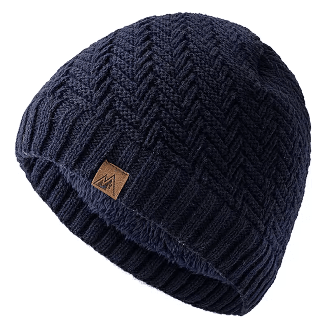 Winter Knit Plush Lined Beanie Hat 6