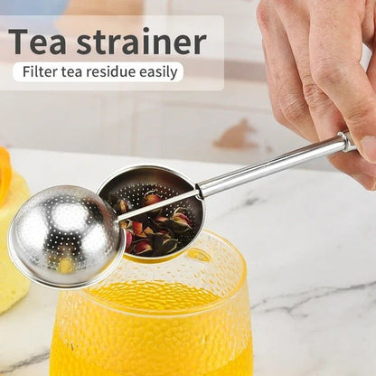 304 Stainless Steel Tea Infuser Spoon  Fine Mesh LooseLeaf Tea Strainer  Filter  Reusable Teaware 3