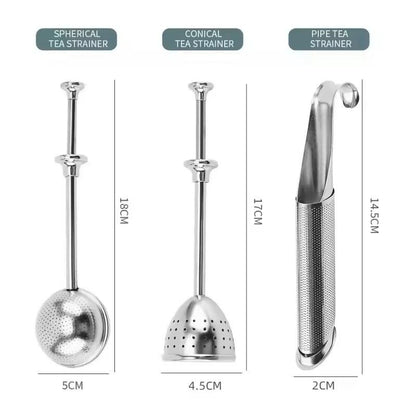 304 Stainless Steel Tea Infuser Spoon  Fine Mesh LooseLeaf Tea Strainer  Filter  Reusable Teaware 7