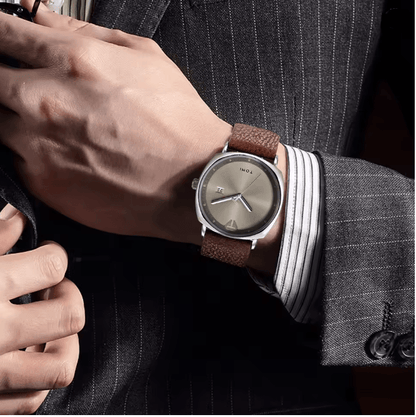 Tomi Mens Minimalist Leather Watch 2