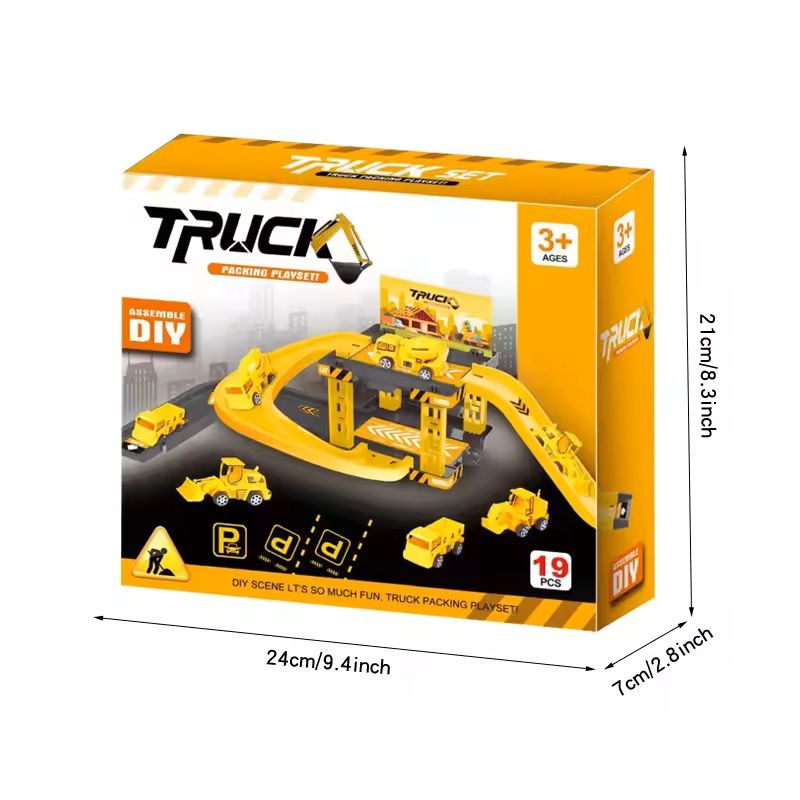 Childrens MultiStorey Car Parking Tower Toy MultiLevel Parking Garage  Track Playset For Kids 11