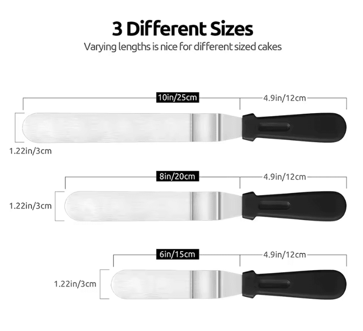 Stainless Steel Cake Offset Spatula 1