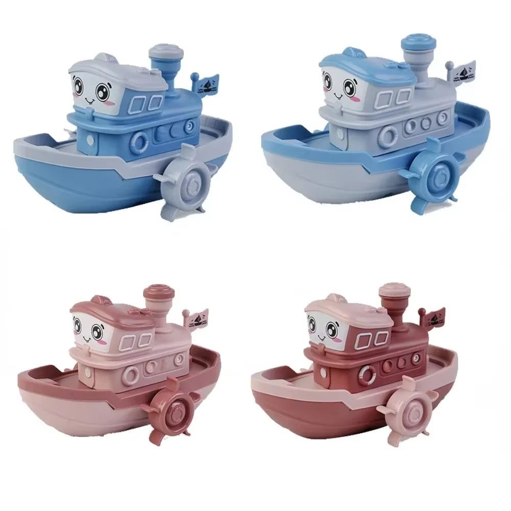 Cute Wind Up Cartoon Ship Bath Toy For Kids 5