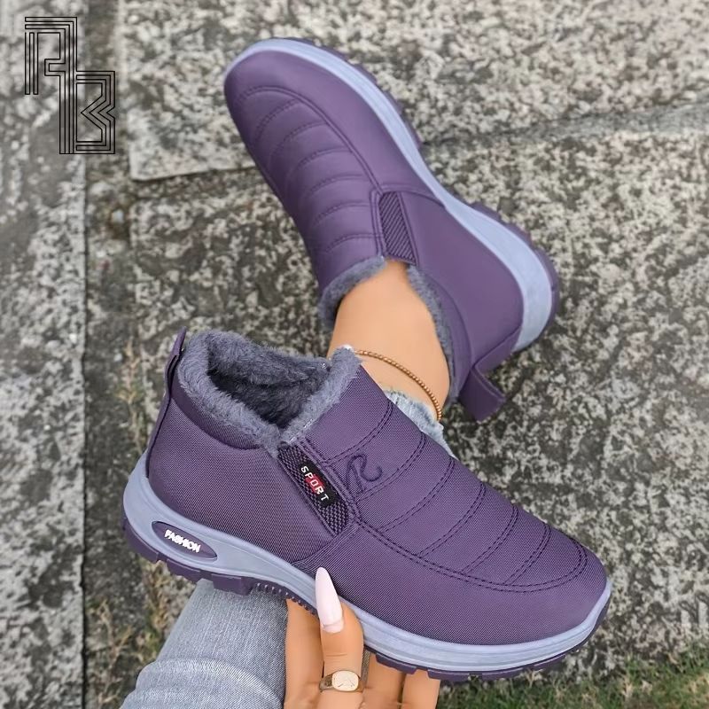 Women's High Top Fleece-Lined Winter Snow Boots