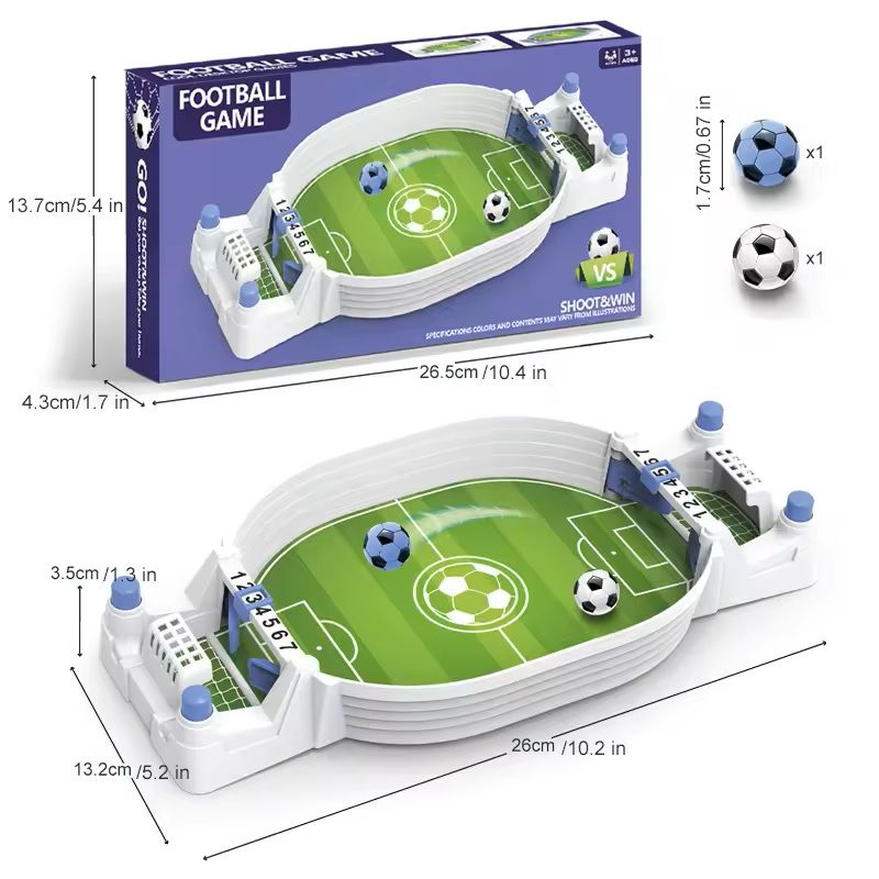 Portable Table Football Board Game Mini Foosball Soccer Tabletop Game For Kids  Family 2