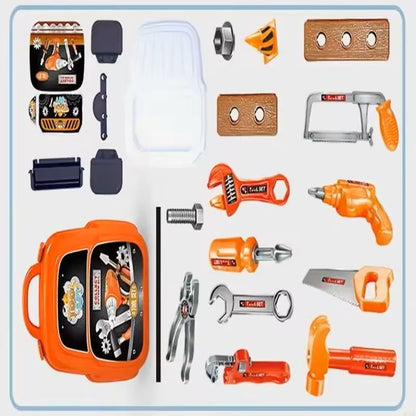 Childrens Construction Tool Set  Pretend Play DIY Kit For Toddlers  Kids 3