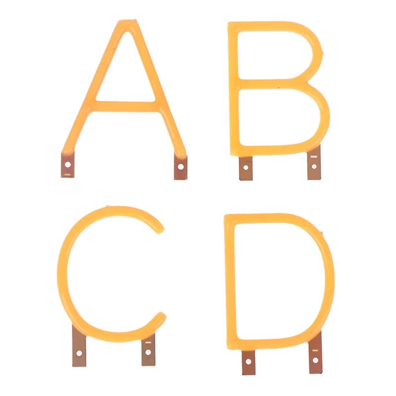 DIY English Letter COB LED Filament Candle Light Module 2