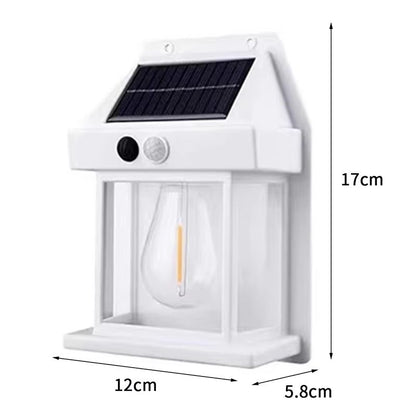 Solar Powered Outdoor Garden Wall Light 9