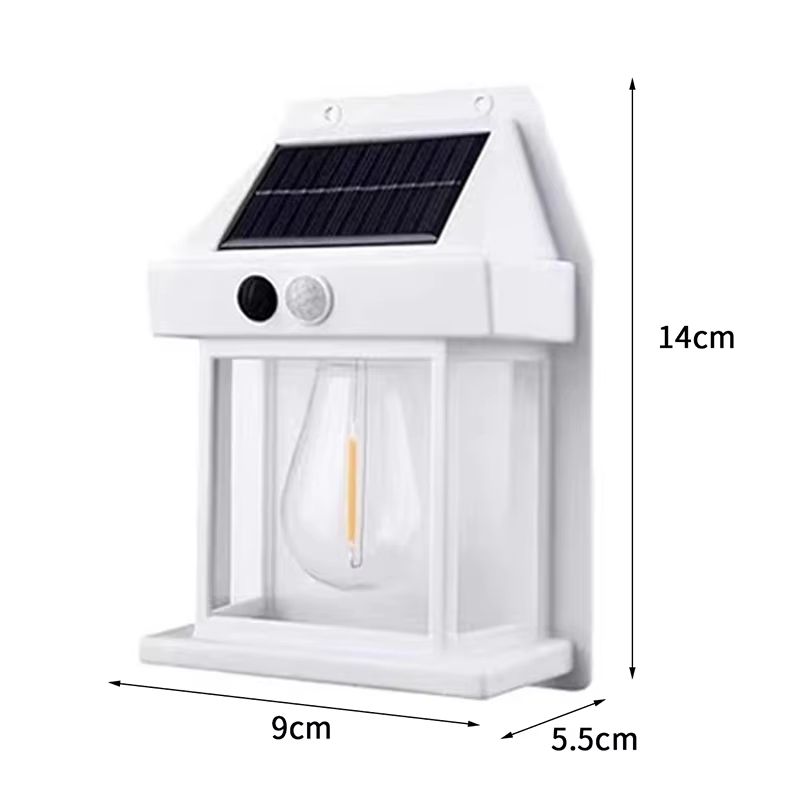 Solar Powered Outdoor Garden Wall Light 8
