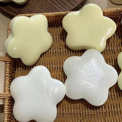 Kawaii Yellow Star Milk Squishy Stress Relief Toy 4