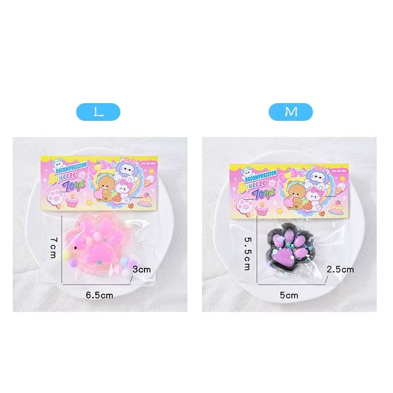 Kawaii Taba Cat Paw Plush Fidget Squeeze Toy 5